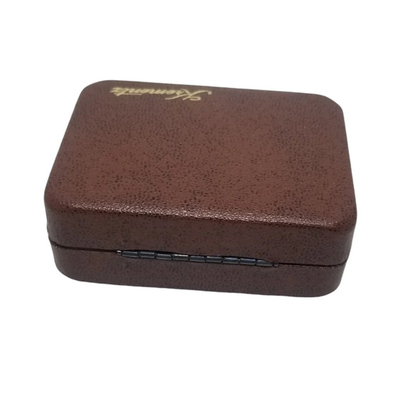 KREMENTZ VINTAGE 14K GOLD OVERLAY PIN WITH GENUINE RUBY & FRESHWATER PEARL & BOX - Picture 6 of 6